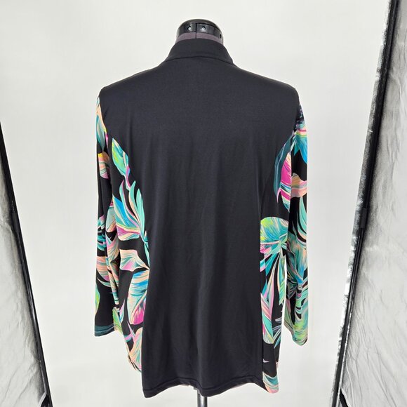 Torrid Black Multicolor Swim Coverup - Picture 3 of 5